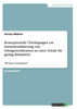 Konzeptionelle Überlegungen zur Institutionalisierung von Schulgottesdiensten an einer Schule für geistig Behinderte
