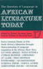 ALT 17 The Question of Language in African Literature Today