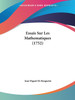Essais Sur Les Mathematiques (1752)