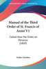 Manual of the Third Order of St. Francis of Assisi V1