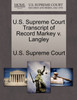 U.S. Supreme Court Transcript of Record Markey v. Langley