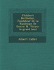 Philibert Berthelier, Fondateur De La R�publique De Gen�ve