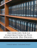 Recherches Sur La Construction La Plus Avantageuse Des Digues...