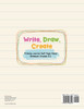 Write, Draw, Create Primary Journal Half Page Ruled Notebook Grades K-2