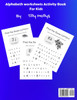 Alphabet Worksheets Activity Book