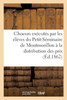 Choeurs exécutés par les élèves du Petit-Séminaire de Montmorillon à la distribution des prix