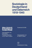 Soziologie in Deutschland und Österreich 1918-1945