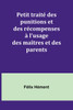 Petit traité des punitions et des récompenses à l'usage des maîtres et des parents