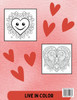 Hearts Color and Greetings Book