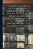 Memorial Notes of the "Golden Jubilee" Celebrated at Truro, Nova Scotia, by John King, Esq., and Mrs. King, on the Occasion of the Fiftieth Anniversary of Their Marriage, November 19th, 1878 [microform]