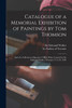 Catalogue of a Memorial Exhibition of Paintings by Tom Thomson