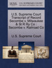 U.S. Supreme Court Transcript of Record Secombe v. Milwaukee & St R Ry Co