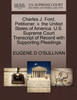 Charles J. Ford, Petitioner, v. the United States of America. U.S. Supreme Court Transcript of Record with Supporting Pleadings