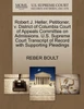 Robert J. Heller, Petitioner, v. District of Columbia Court of Appeals Committee on Admissions. U.S. Supreme Court Transcript of Record with Supporting Pleadings