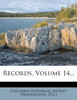 Records, Volume 14...