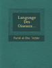 Language Des Oiseaux...