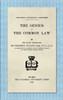 The Genius of the Common Law (1912)