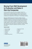 Moving From R&D Development to Production and Sales in Start-Up Companies