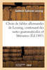 Choix de fables allemandes de Lessing, contenant des notes grammaticales et littéraires