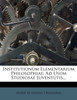 Institutionum Elementarium Philosophiae