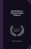 Researches in Physical Optics Volume 1
