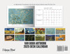Van Gogh Artwork Desk Calendar 2025
