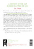 A History of the Cat in Nine Chapters or Less