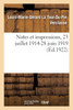 Notes et impressions, 23 juillet 1914-28 juin 1919