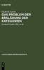 Das Problem der Erklärung der Kategorien