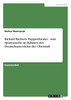 Richard Richters Puppentheater - eine Spurensuche im Rahmen des Deutschunterrichts der Oberstufe