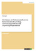 Der Einsatz der Marktzinsmethode im Barwertmodell. Beurteilung, Anwendungsprobleme und Anpassungsmöglichkeiten