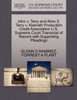 John v. Terry and Aline S. Terry v. Klamath Production Credit Association U.S. Supreme Court Transcript of Record with Supporting Pleadings