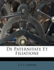 De Paternitate Et Filiatione