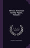 Nevada Historical Society Papers, Volume 3