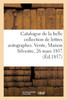 Catalogue de la belle collection de lettres autographes. Vente, Maison Silvestre, 26 mars 1857