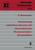 Generierung natürlicher Sprache mit Generalisierten Phrasenstruktur-Grammatiken
