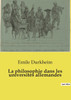 La philosophie dans les universités allemandes
