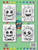 Cute Monsters Coloring Book For Kids