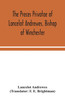 The preces privatae of Lancelot Andrewes, Bishop of Winchester