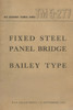 US Army Fixed Steel Panel Bridge Bailey Type  TM 5-277