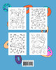 Kawaii Food and Bull Coloring Book