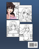 Anime Girl Coloring Book for Adults
