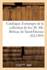 Catalogue d'estampes modernes de la collection de feu M. Alb. Bélinac de Saint-Étienne