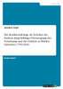 Die Koalitionskriege als Zeichen der Endzeit. Jung-Stillings Überzeugung der Vorsehung und der Endzeit in Briefen zwischen 1795-1816