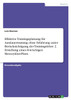 Effektive Trainingsplanung für Ausdauertraining ohne Erfahrung unter Berücksichtigung der Trainingslehre 2. Erstellung eines 8-wöchigen Mesozyklus-Plans