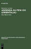 Addenda au FEW XIX (Orientalia)