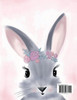 Cute rabbits coloring book for kids