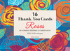 16 Thank You Cards, Roses