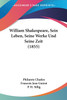 William Shakespeare, Sein Leben, Seine Werke Und Seine Zeit (1855)