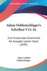 Adam Oehlenschlager's Schriften V15-16